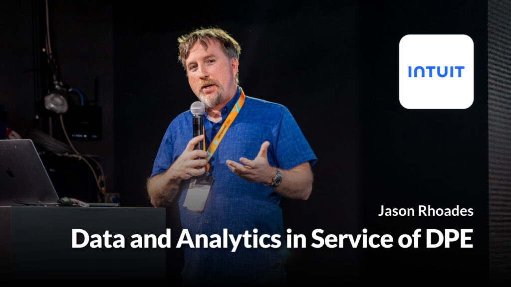 Data and Analytics in Service of DPE